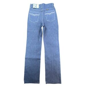 Maverick Vintage 80s Jeans Girls 10 Reg Blue Straight Leg NOS NWT 24x28